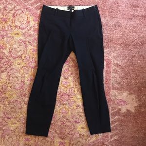 Navy J. Crew “Minnie” wool pants